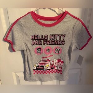 Hello Kitty & Friends Cropped tee, Sizes Small & Medium Available NWT